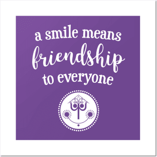 A Smile Means Friendship Posters and Art